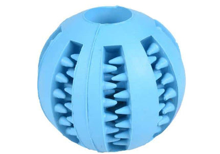 Flamingo Rubber Dental Ball 5cm – Red Treat Dispensing Toy with Cleaning Protrusions