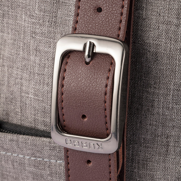 Kurgo Rucksack Pet Carrier Backpack – Gray, Ergonomic Design with Ventilated Panels