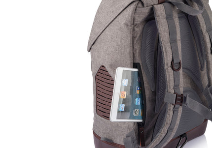 Kurgo Rucksack Pet Carrier Backpack – Gray, Ergonomic Design with Ventilated Panels