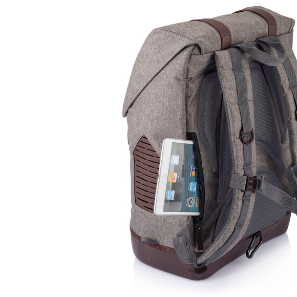 Kurgo Rucksack Pet Carrier Backpack – Gray, Ergonomic Design with Ventilated Panels