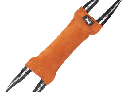 Julius-K9 Leather Tug Toy – Durable 25cm Training Aid with Dual Handles