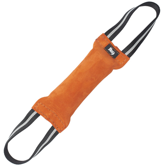 Julius-K9 Leather Tug Toy – Durable 25cm Training Aid with Dual Handles