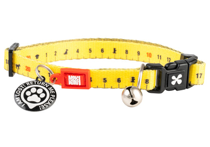 Max&Molly GOTCHA! Smart ID Cat Collar Ruler – Colorful Adjustable Collar with Smart Tag