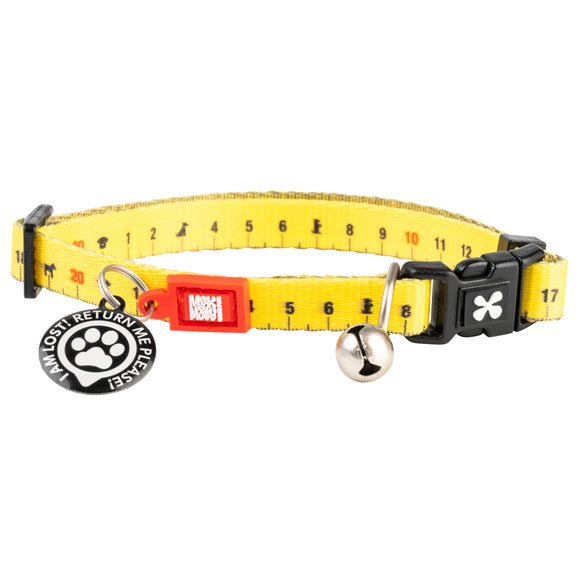 Max&Molly GOTCHA! Smart ID Cat Collar Ruler – Colorful Adjustable Collar with Smart Tag