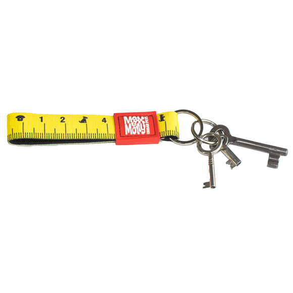 Max&Molly Key Chain Ruler – Compact Metal Measuring Tool with Durable Keyring Attachment