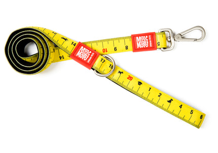 Max&Molly Short Leash Ruler – Colorful 120cm City Leash with Ruler Pattern, Large Size