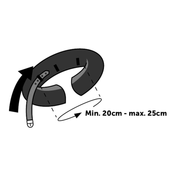 Flamingo Gofi Inflatable Recovery Collar XS – Soft Lightweight Design, Comfortable Fit