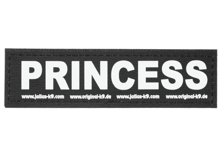 Julius-K9 Princess Patch Set – Large Velcro Attachment, 2 Pieces, Harness Accessory