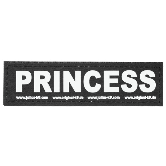 Julius-K9 Princess Patch Set – Large Velcro Attachment, 2 Pieces, Harness Accessory