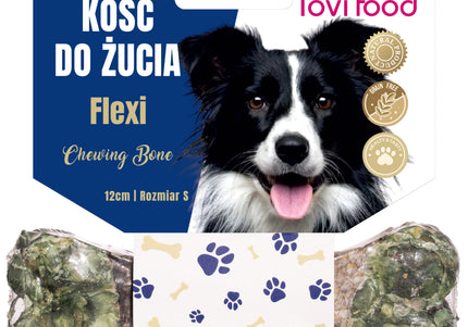 Lovi Food Flexi Chewing Bone – Flexible Large Chew Toy, Supports Joint Health