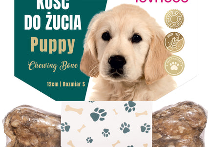 Lovi Food Puppy Chewing Bone with Tripe – Large Size, Durable and Tasty Treat