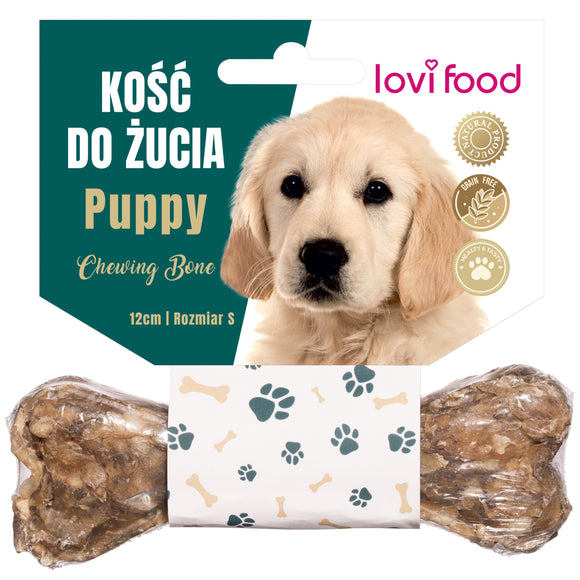 Lovi Food Puppy Chewing Bone with Tripe – Large Size, Durable and Tasty Treat