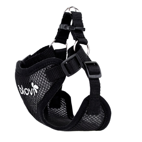 Biglo Air Flow Black Harness – Lightweight, Breathable, Pressure-Free Design, Medium Size
