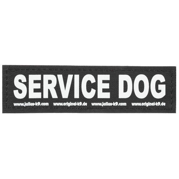 Julius-K9 Service Dog Patch Set – Large Velcro Attachment, 2 Pieces for Harness Customization