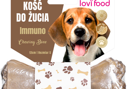 Lovi Food Chewing Bone Set – Functional 12cm Treat Bones, 6 x 55g, Long-Lasting