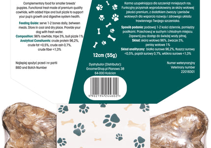 Lovi Food Puppy Chewing Bone with Tripe – Large Size, Durable and Tasty Treat