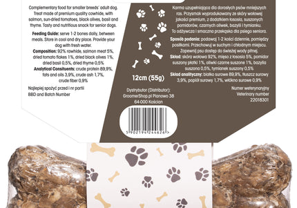 Lovi Food Senior Chewing Bone – Italian Flavored Dental Treat, Small Size, Gentle Texture