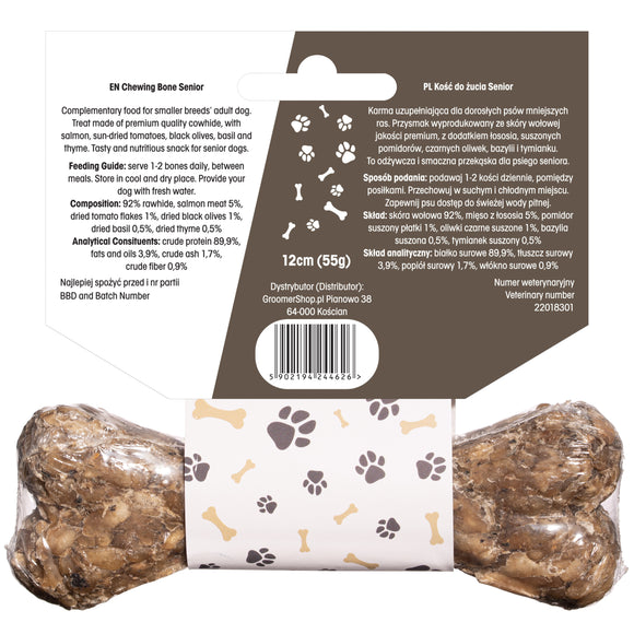 Lovi Food Senior Chewing Bone – Italian Flavored Dental Treat, Small Size, Gentle Texture