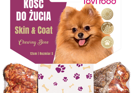 Lovi Food Chewing Bone Set – Functional 12cm Treat Bones, 6 x 55g, Long-Lasting