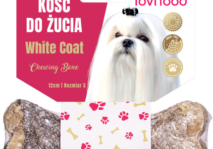 Lovi Food Chewing Bone Set – Functional 12cm Treat Bones, 6 x 55g, Long-Lasting