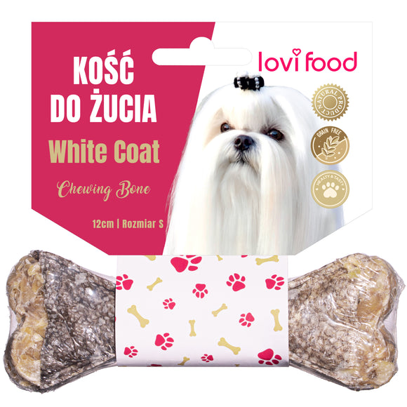 Lovi Food Chewing Bone Set – Functional 12cm Treat Bones, 6 x 55g, Long-Lasting