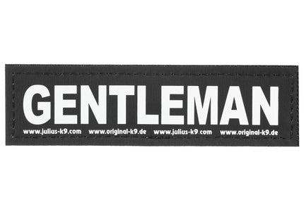 Julius-K9 Gentleman Patch Set – Velcro Attachment, Small Size, 2 Pieces