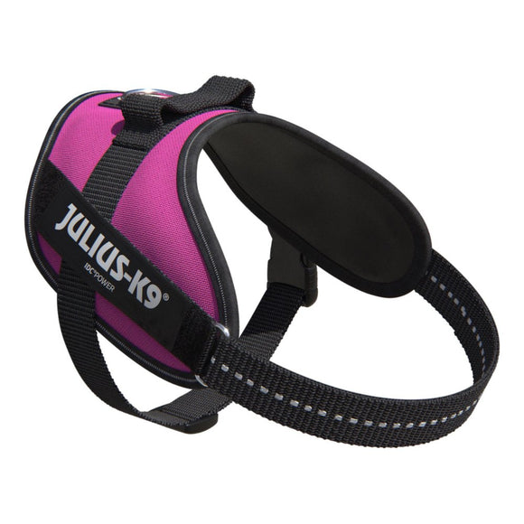 Julius-K9 IDC Powerharness Dark Pink – Premium Adjustable Harness, Baby 2 Size, Durable Design