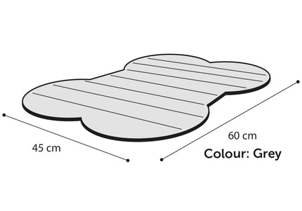Flamingo Cooling Pad Bone – Medium Bone-Shaped Gel Mat, Durable and Fast-Acting Relief