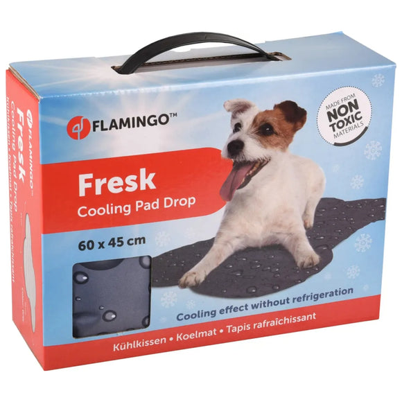 Flamingo Cooling Pad Bone – Medium Bone-Shaped Gel Mat, Durable and Fast-Acting Relief