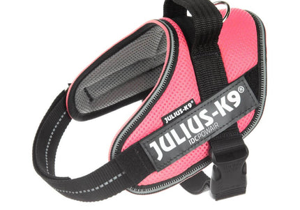Julius K9 IDC Powair Harness Pink – Lightweight Breathable Mesh Dog Harness, Small Size