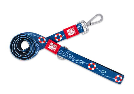 Max&Molly Short Leash Sailor – Colorful Nautical Pattern, 120cm, Extra Small Size