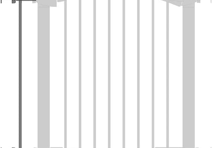 Flamingo Salus Grey Gate Extension – Sturdy Metal Add-On Panel, Seamless Fit Design