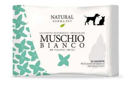 Wet dog and cat wipes with white musk fragrance – 35pcs