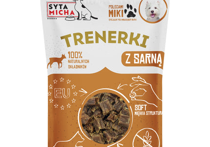 Syta Micha Trainerki Soft Roe Deer Treats 80g – Mono-Protein, Low-Fat Healthy Snack
