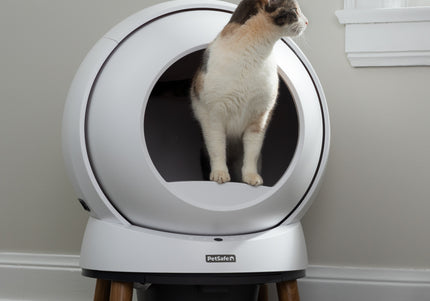 PetSafe SmartSpin Self-Cleaning Litter Box – Wi-Fi Enabled, Smartphone Controlled, Hassle-Free Maintenance