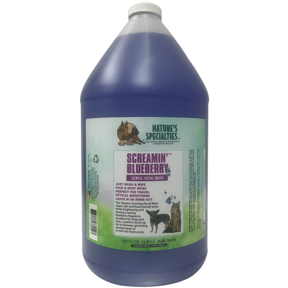 Nature's Specialties Screamin' Blueberry Gentle Mouth Cleaning Foam – 3.8L, Mild Formula
