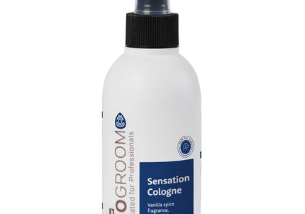 ProGroom Sensation Cologne 250ml – Perfumed Refreshing Spray, Spicy Vanilla Scent, Conditioning Formula