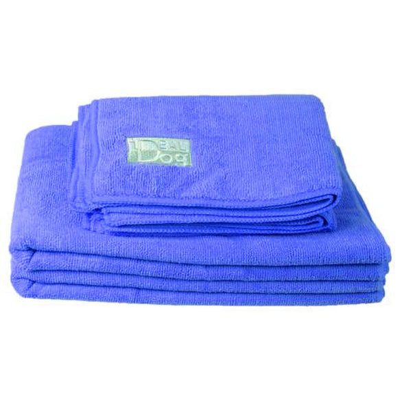 Chadog Microfibre Towels – Set of 2 Highly Absorbent Dark Blue Small Towels