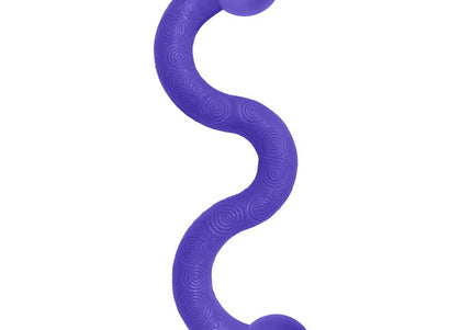 KONG Ogee Stick Large 38cm – Curved Floating Dog Toy, Durable Purple Design