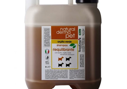 Rebalancing dog shampoo with green clay – 5L bottle
