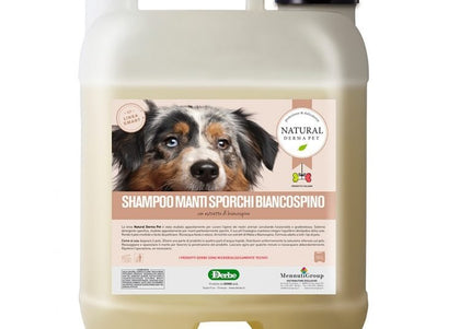 Dog shampoo for dirty coats with mallow and hawthorn – 10L