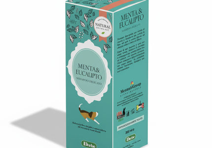 Natural Derma Pet Refreshing Purifying Dog Shampoo – Mint and Eucalyptus Formula, Gentle Cleansing