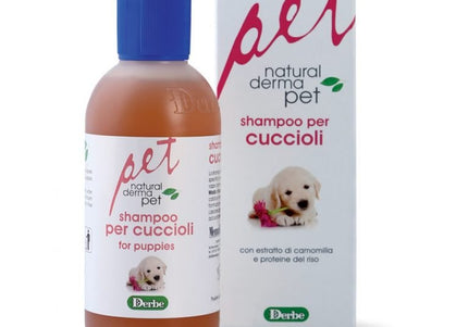 Gentle puppy shampoo with chamomile and rice protein