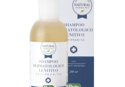 Natural Derma Pet Anti-Itch Dog Shampoo – Castor Oil and Aloe Juice, Soothing Formula