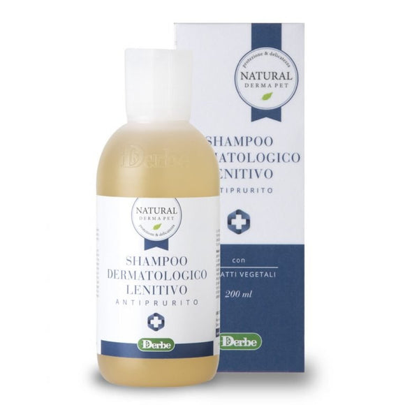 Natural Derma Pet Anti-Itch Dog Shampoo – Castor Oil and Aloe Juice, Soothing Formula