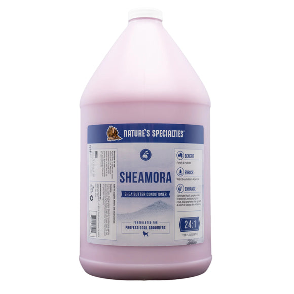 Nature's Specialties Sheamora Conditioner – Soothing Regenerating Concentrate, 3.8L, 1:8 Dilution