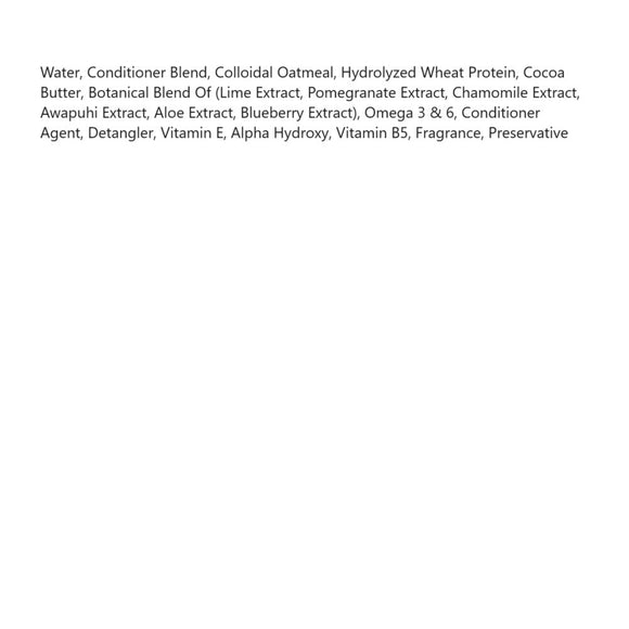 Tropiclean Lime & Cocoa Butter Conditioner 355ml – Omega 3 & 6, Reduces Shedding, Nourishing Formula