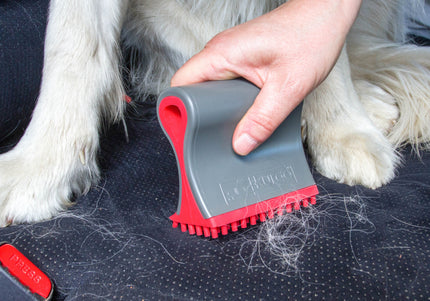 Kurgo Shed Sweeper Upholstery Brush – Ergonomic Hair Removal Tool, Durable Design