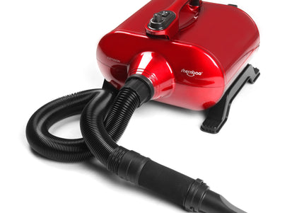 Shernbao Typhoon Red Stand Dryer 3000W – Dual Motor High-Power Grooming Dryer, 150 L/s Airflow