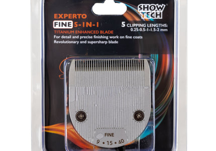 Tech Experto 5 in 1 Fine Grooming Blade – Titanium-Coated Ceramic, Precision Finishing